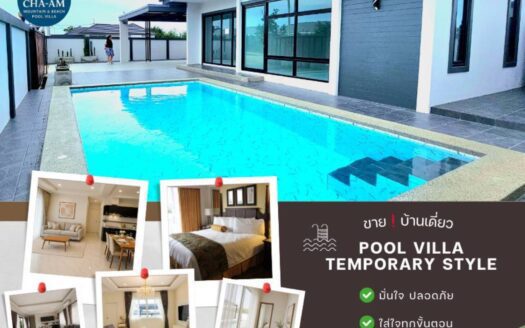 Schöner Bungalow mit Bergblick am Khao Nang Panthurat Forest – Ruhiges Wohnen im Grünen von Cha Am, Thailand