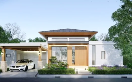 Komplett eingerichtete Luxus Pool Villa Typ A in Salween Gardens Hua Hin, Thailand