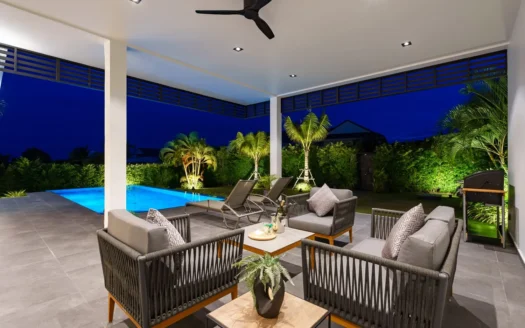 Sivana Hills Villa Typ C mit Blick aufs Meer in Hua Hin, Thailand